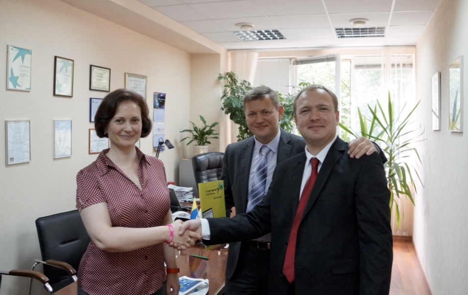 Подписание меморандума о сотрудничестве с Укрсиббанком 30 мая