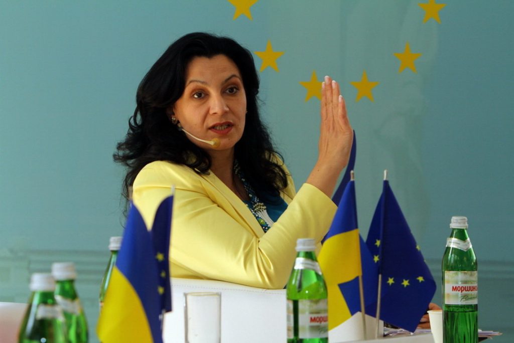 Вице-премьер по вопросам евроинтеграции Иванна Климпуш-Цинцадзе 